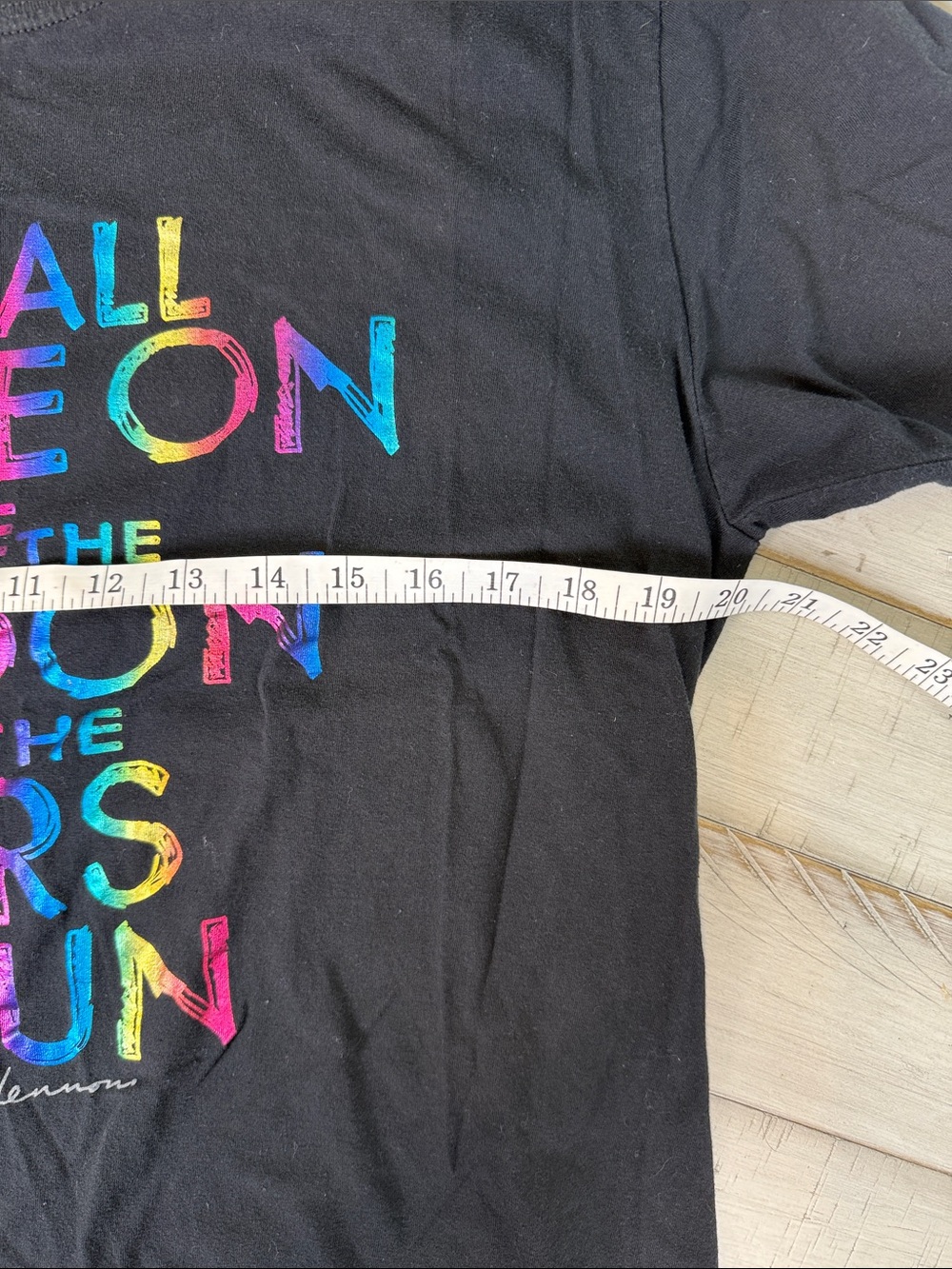 John Lennon Instant Karma Graphic Tee Black Size Large - Picture 5 of 6